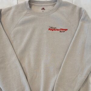 Disney Polynesian Sweatshirt with Red Embroidery-Firm price